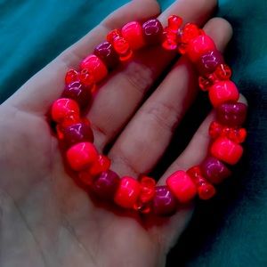 A kids pink bracelet